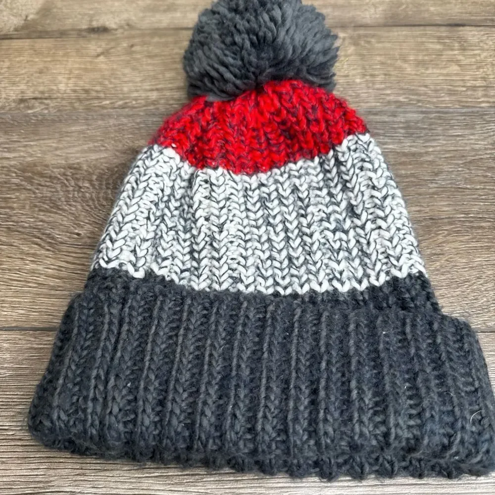 Mens Spyder Bennie Hat With Pom